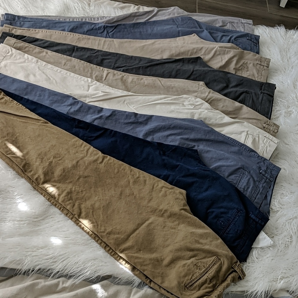 Mens Jcrew Sutton Straight Fit Khakis -33/32